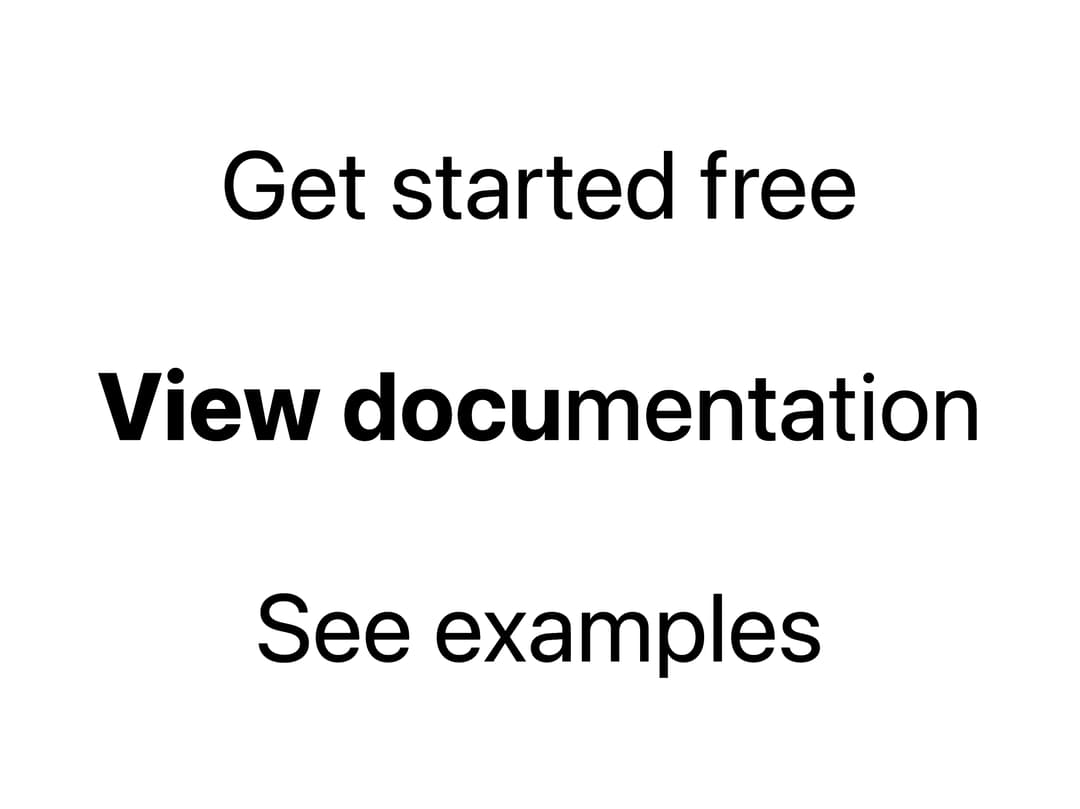 Variable Font Hover CTA preview