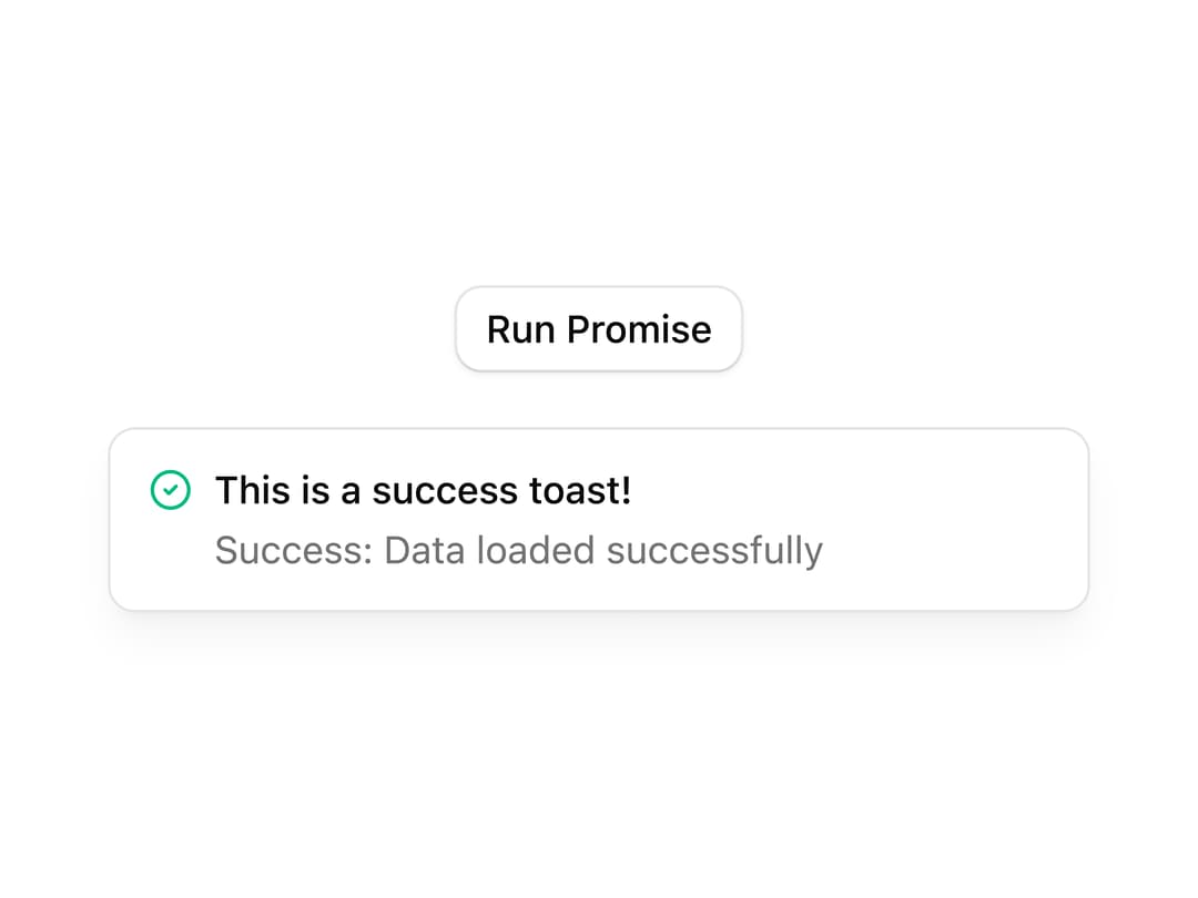 Promise Toast preview