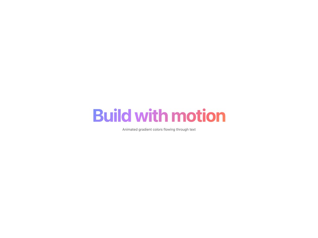 Text Gradient preview