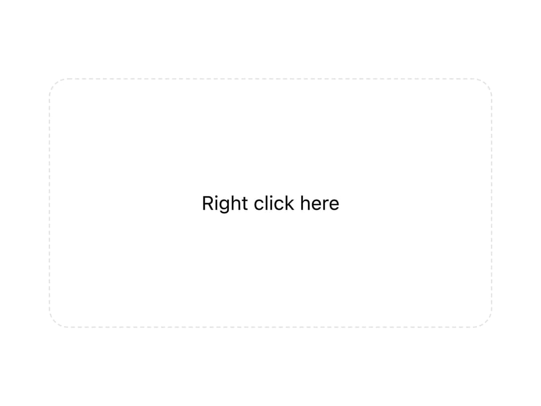Context Menu with Radio Groups preview