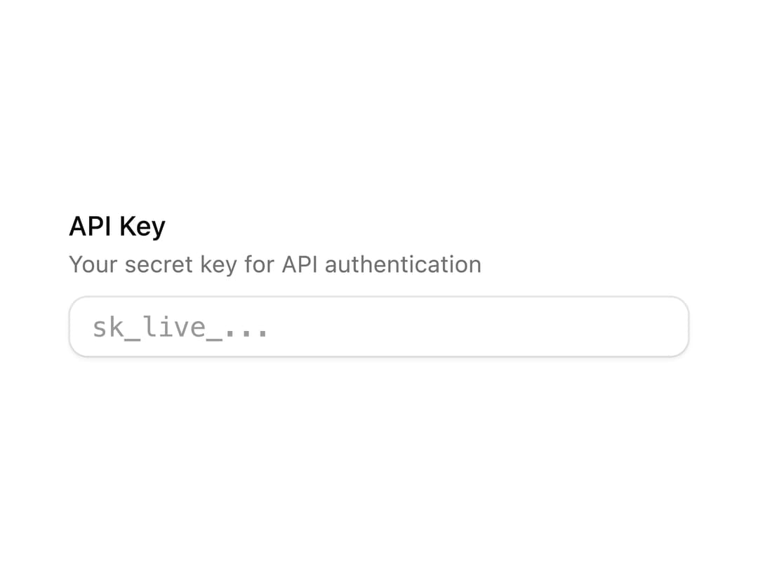 Label with Helper Text preview