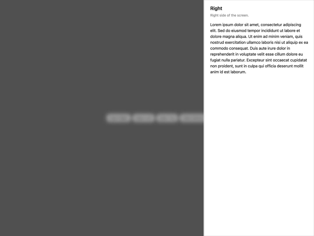 Side Sheets preview