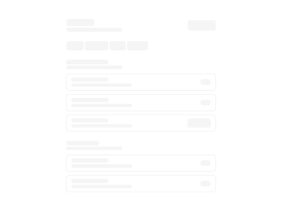 Settings Page Skeleton preview