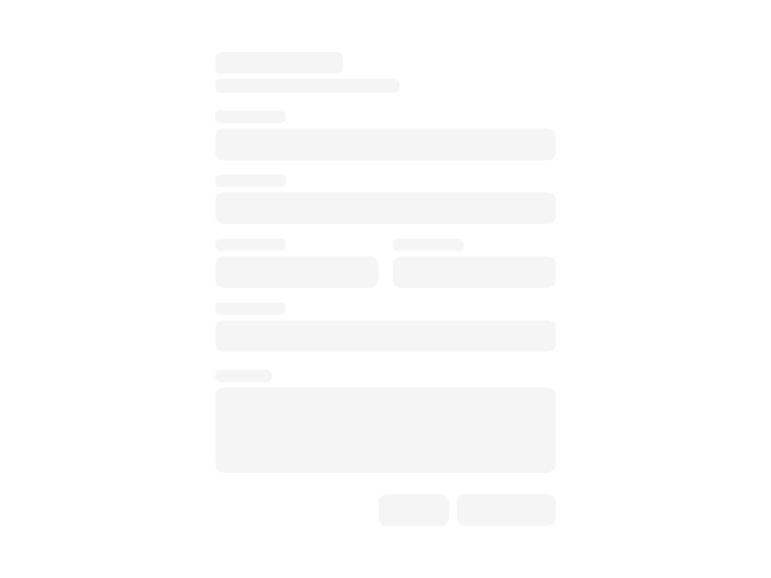 Form Fields Skeleton preview