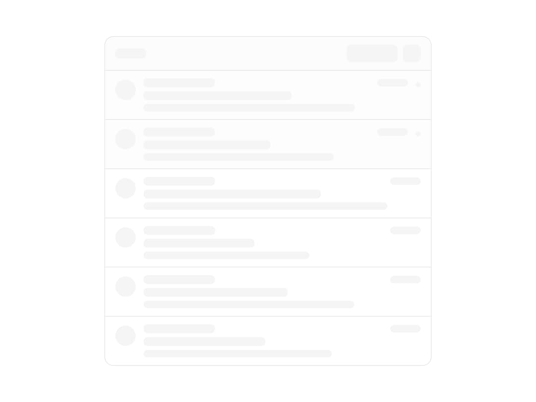 Email Inbox Skeleton preview