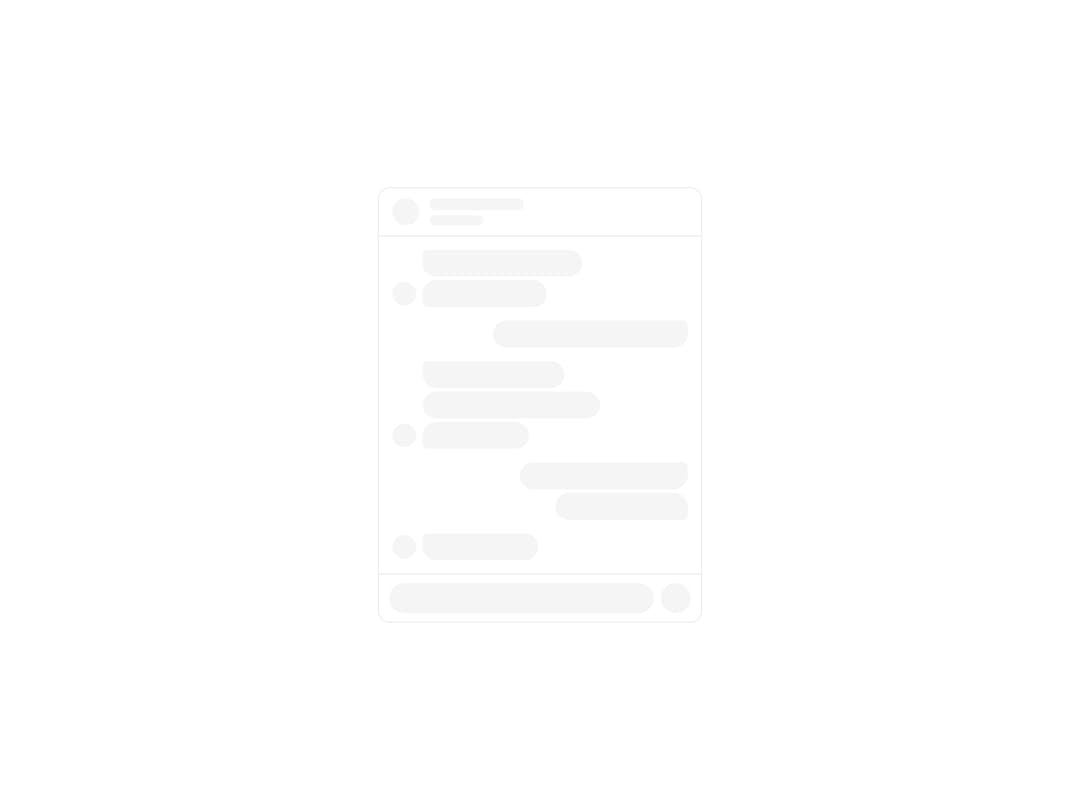 Chat Thread Skeleton preview