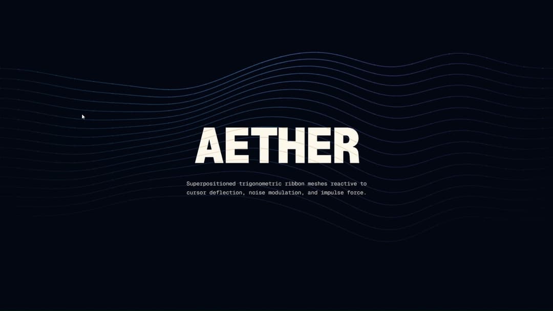 Aether Ribbon Mesh preview