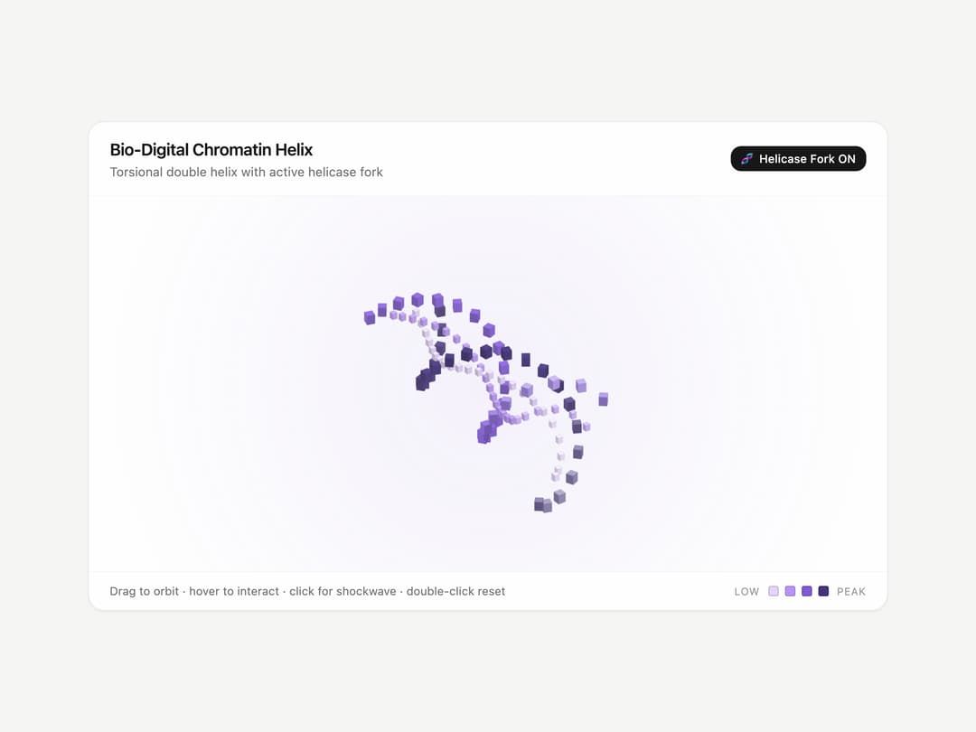 Bio-Digital Chromatin Helix preview