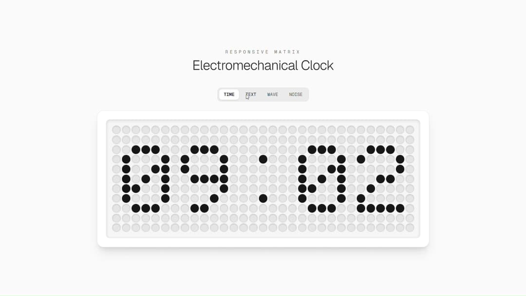Flip Disk Matrix preview