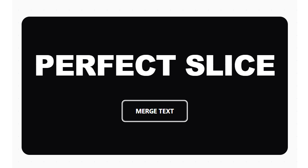 Slice Text preview