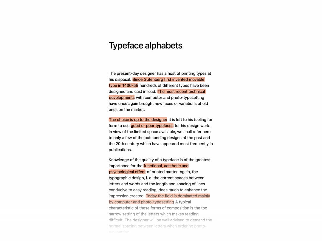 Text Highlighter preview