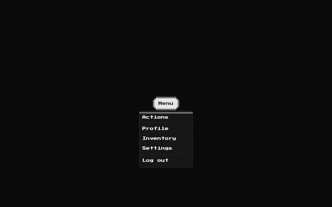 8-bit Dropdown Menu preview