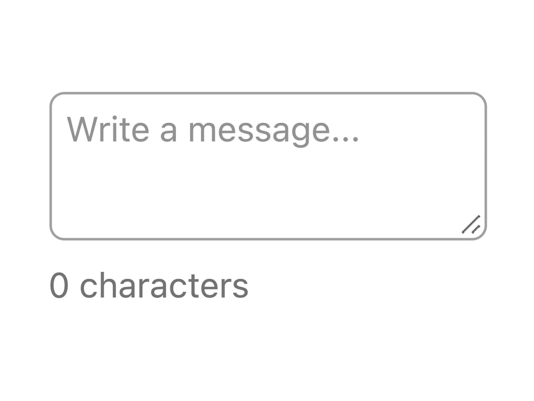 Textarea preview