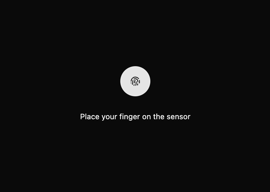 Finger Scan Button preview