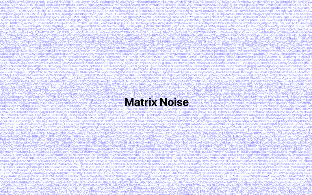 Matrix Noise preview