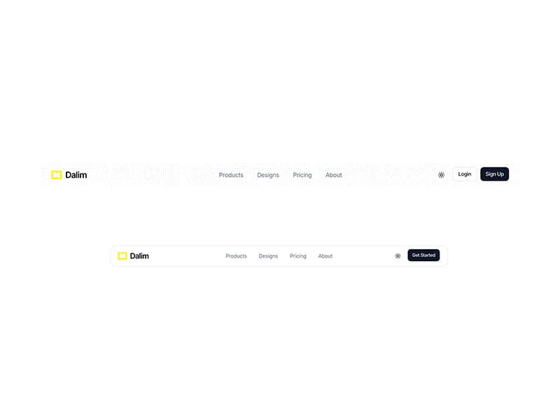 Navbar preview