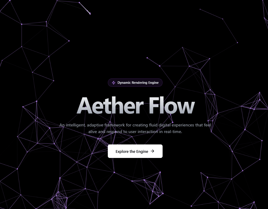 Aether Flow Hero preview