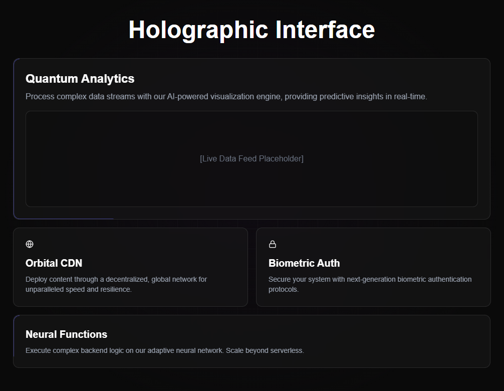 HolographicInterface preview
