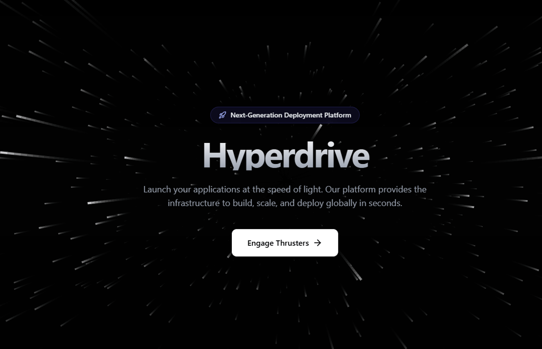 Hyperdrive hero preview