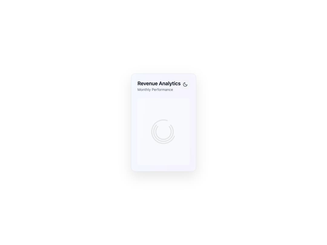 Interactive 3D Analytics Dashboard Card preview