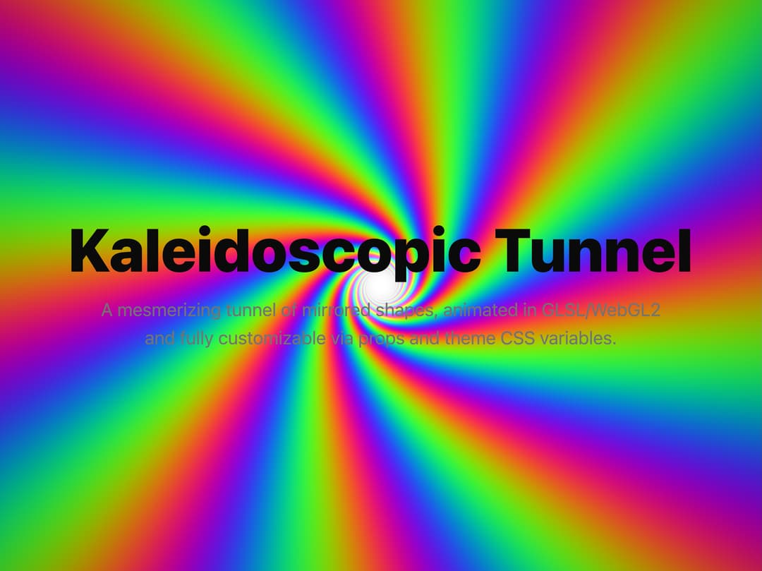 Kaleidoscopic shader preview