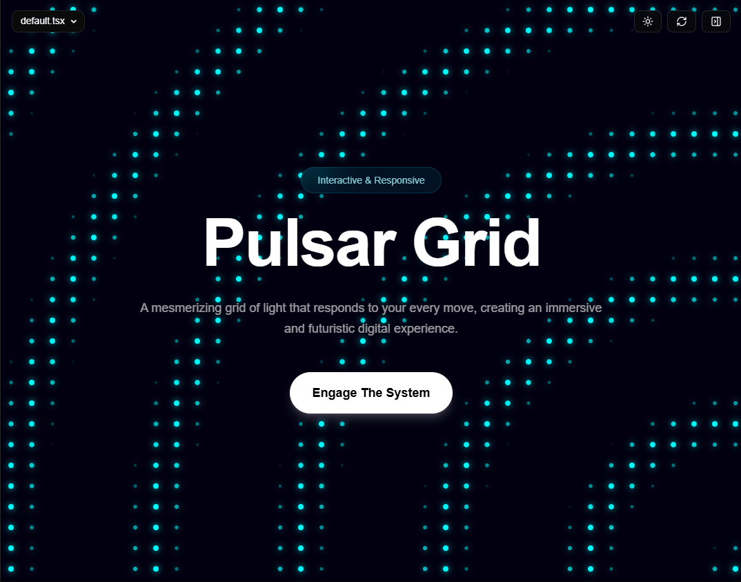 PulsarGridBackground preview