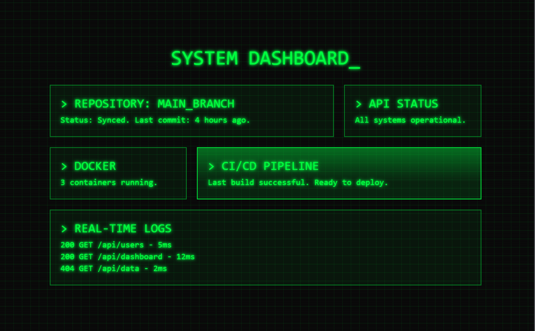 TerminalBentoGrid preview