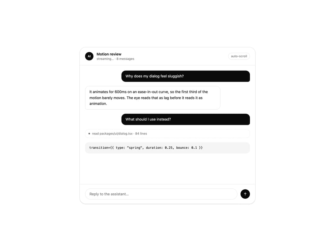 AI Conversation preview