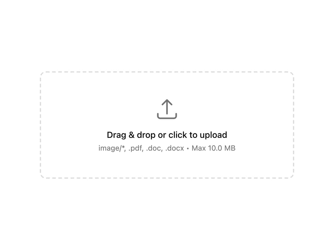 Animated File Upload preview