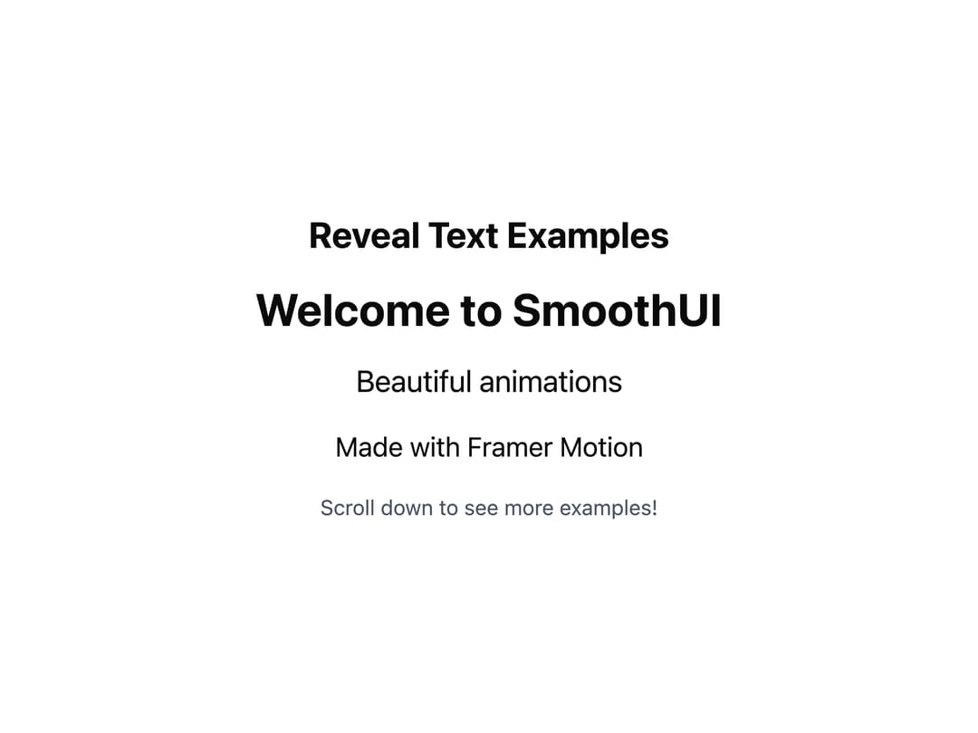 Reveal Text preview