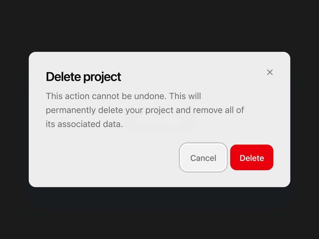 Dialog preview