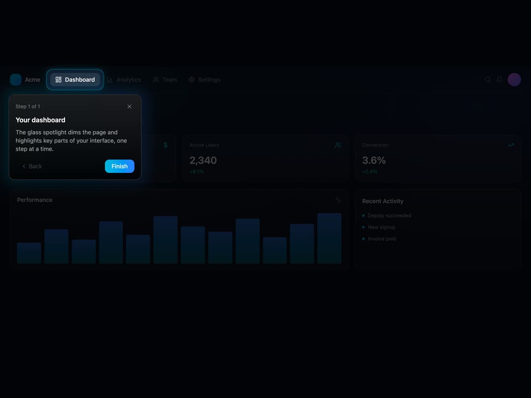 Glass Spotlight preview