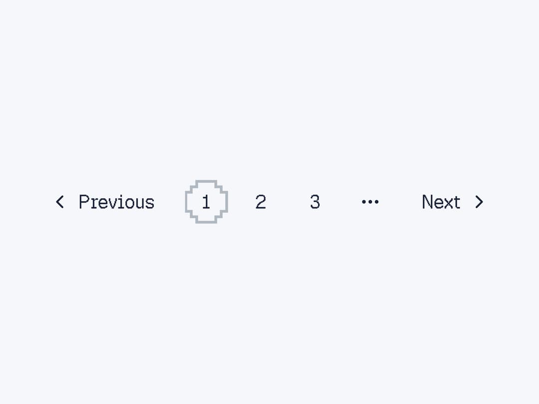 8bit Pagination preview