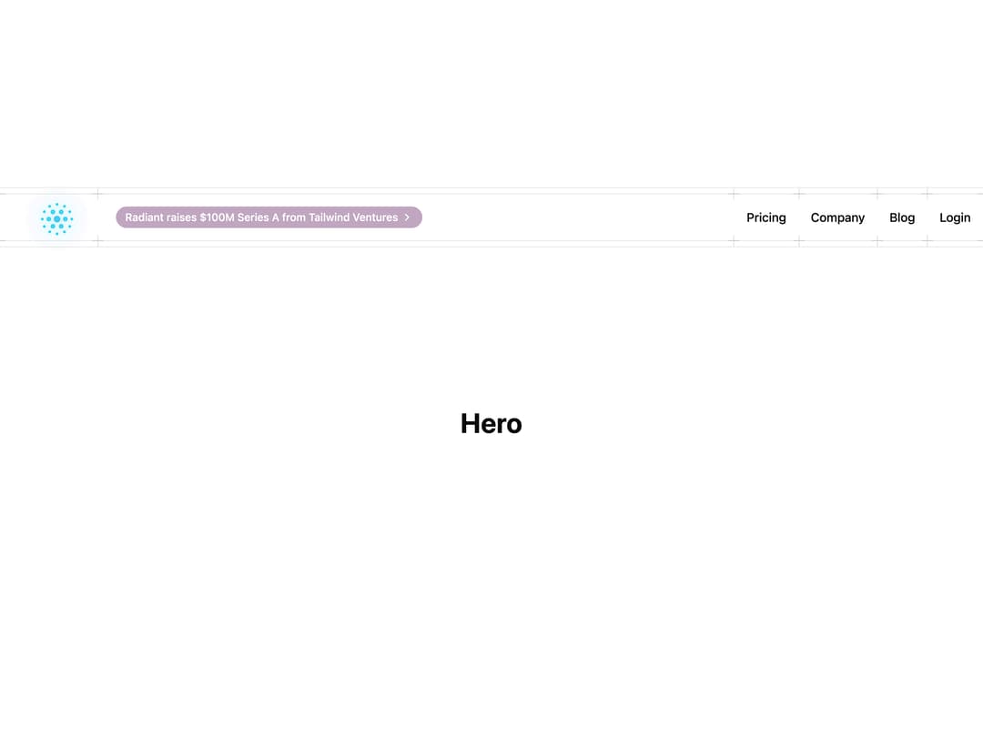 Header Navbar preview