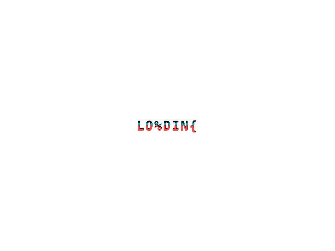Glitch Text Loader preview