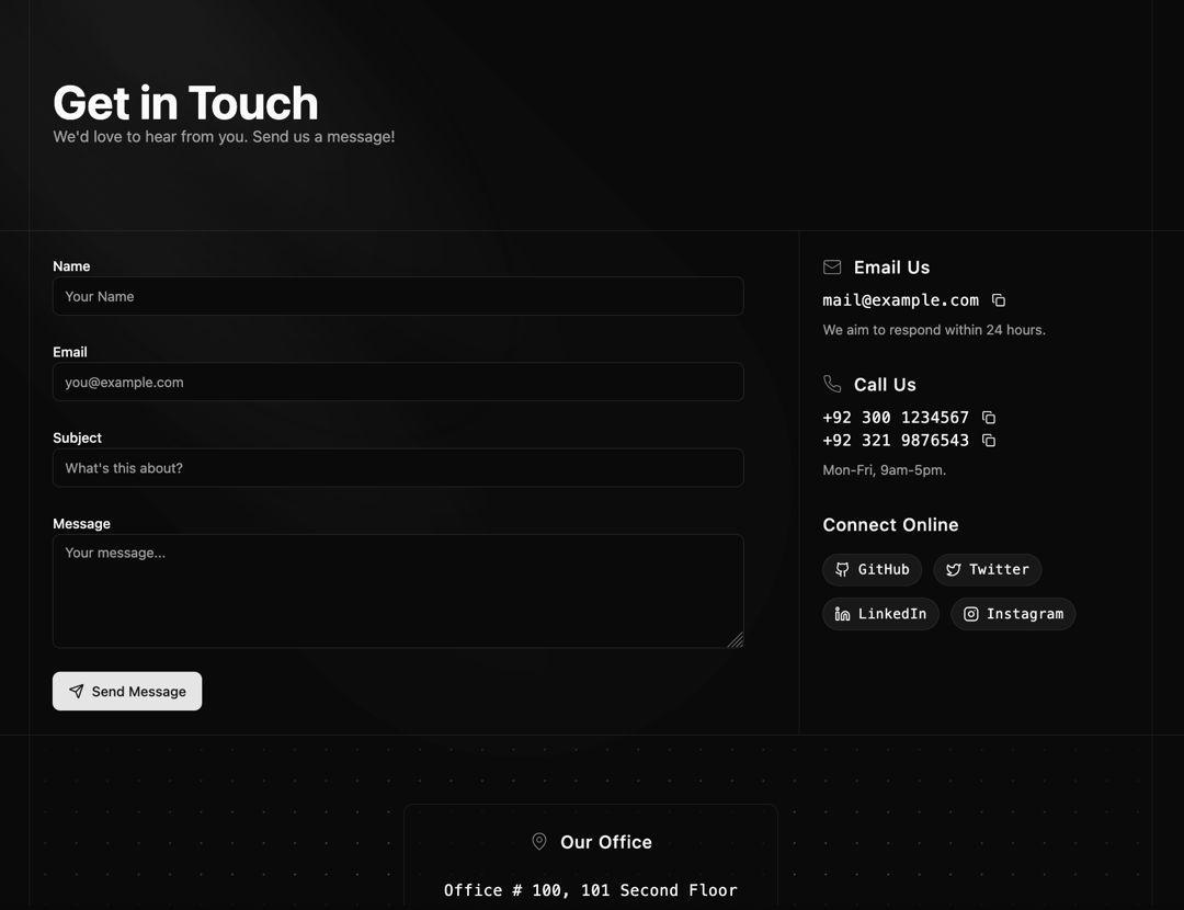 Get in Touch preview