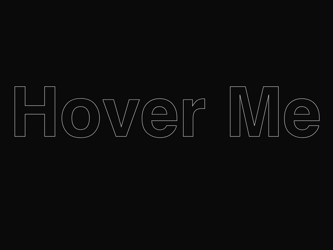 Hover Text Glow preview