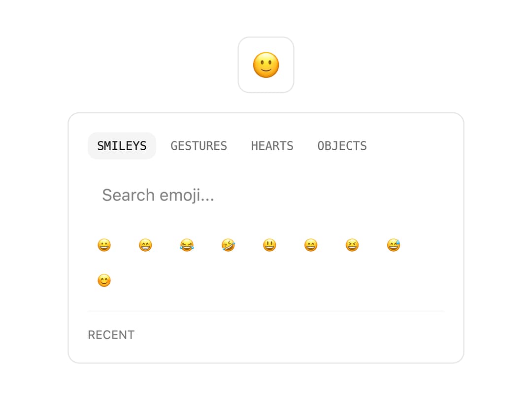 Emoji Picker preview