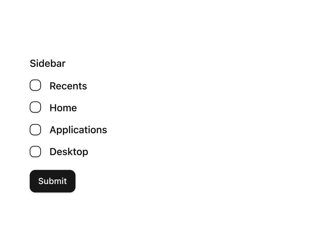 TanStack Form Checkbox Group preview