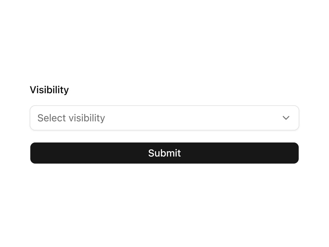 TanStack Form Dropdown preview