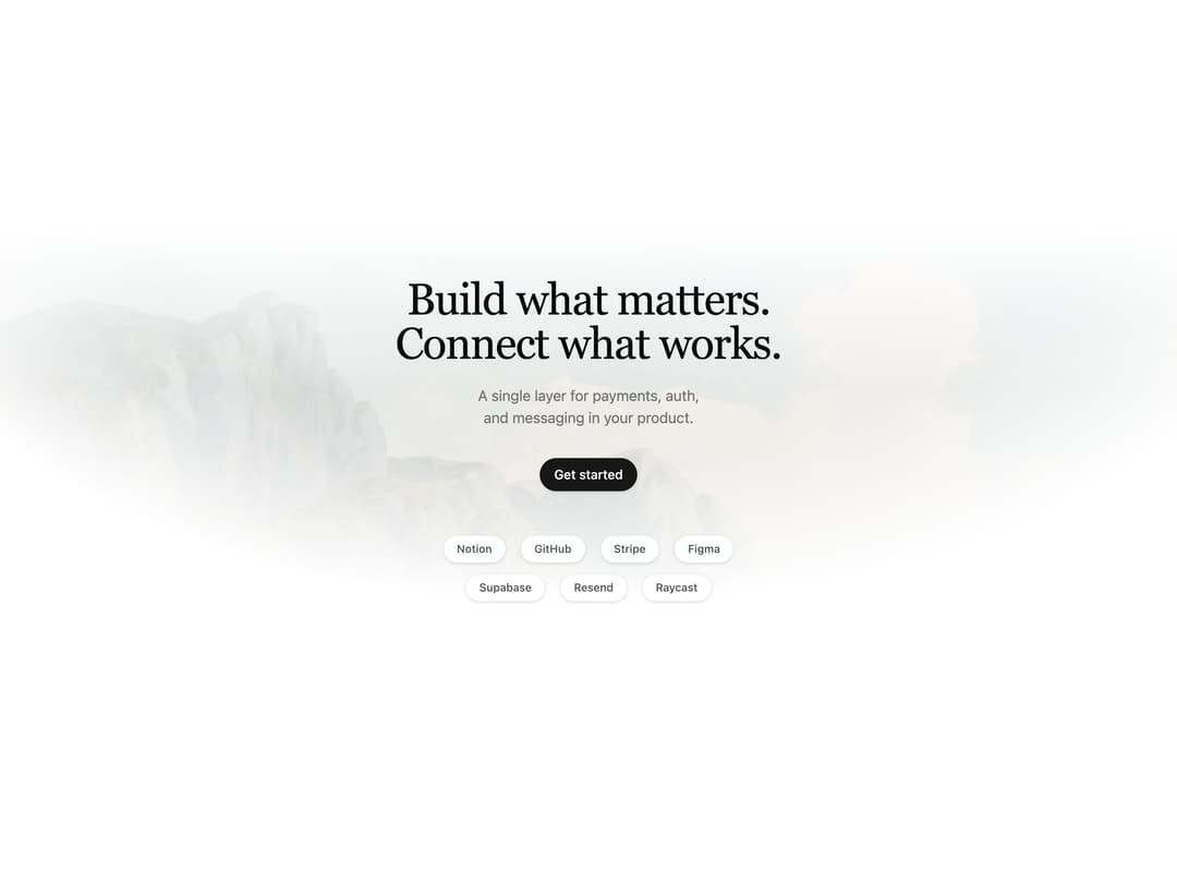 Centered Serif Hero preview