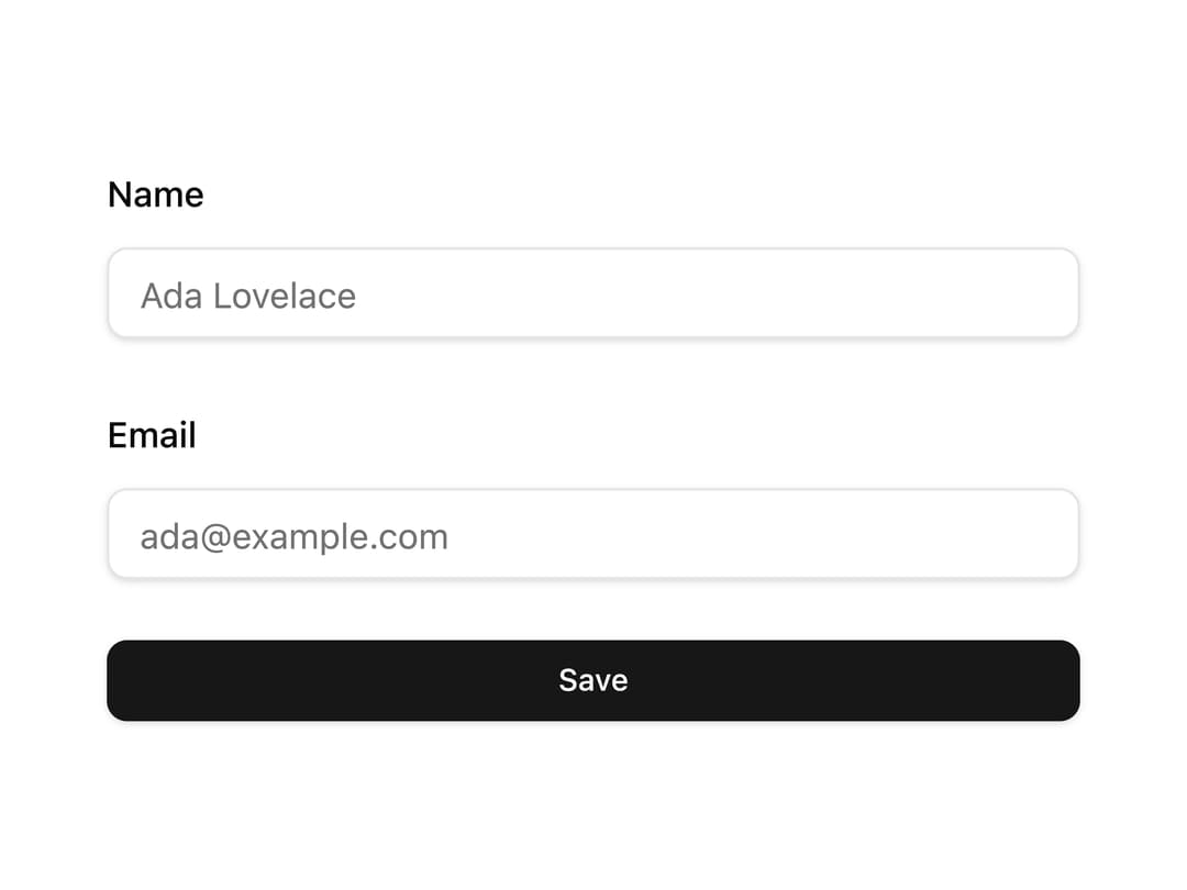 Text Input preview