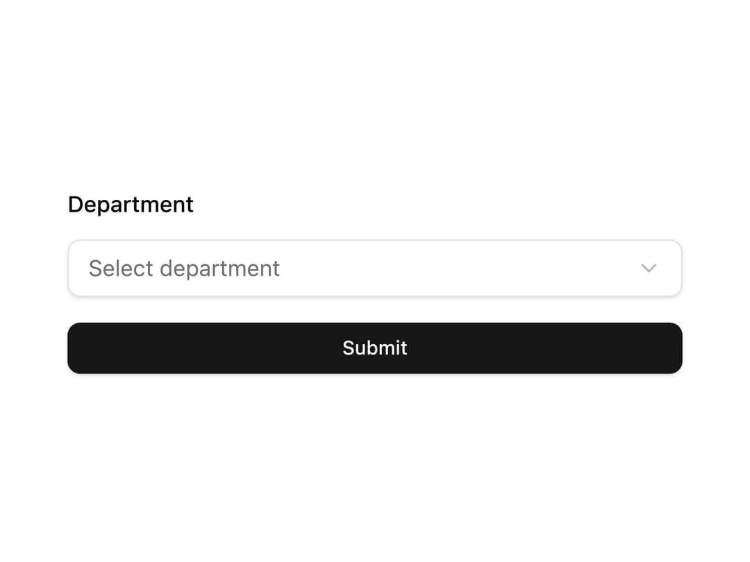 React Hook Form Select preview
