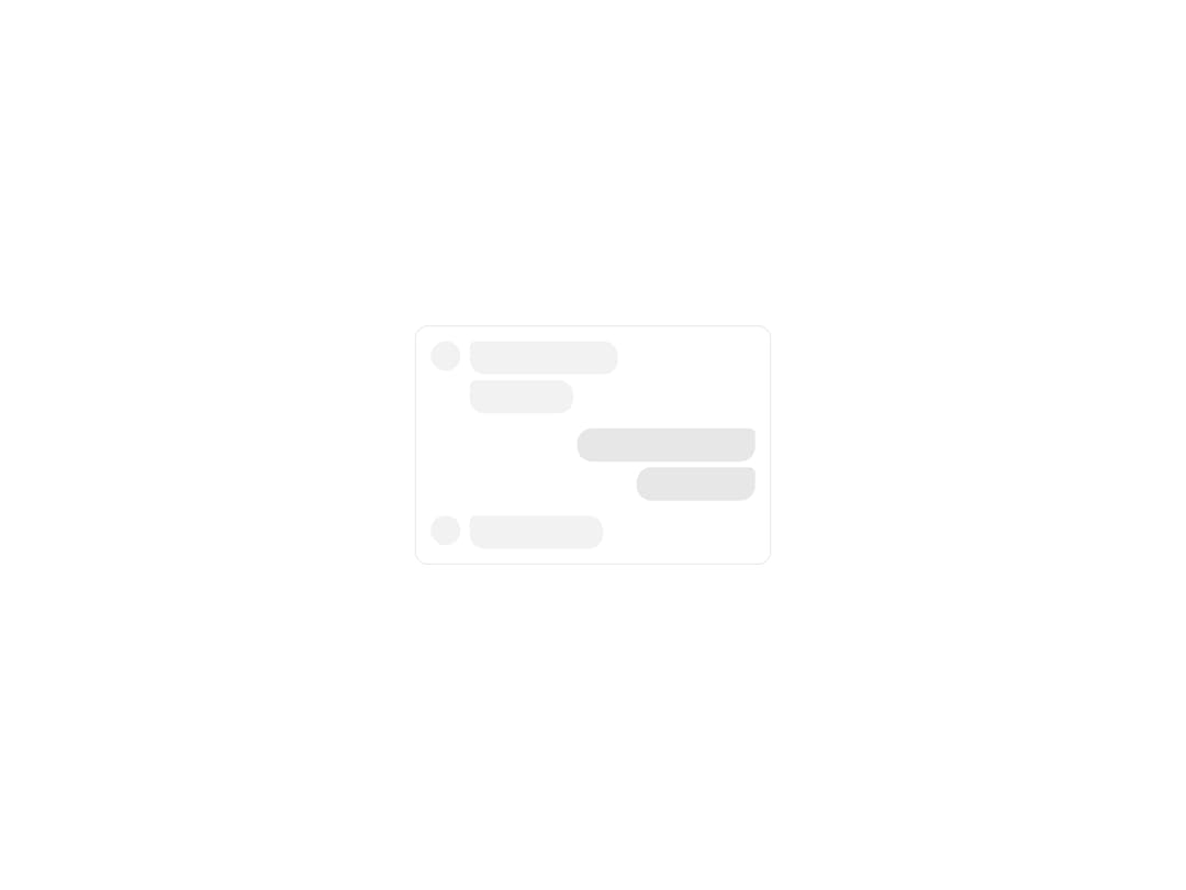 Chat Thread Skeleton preview