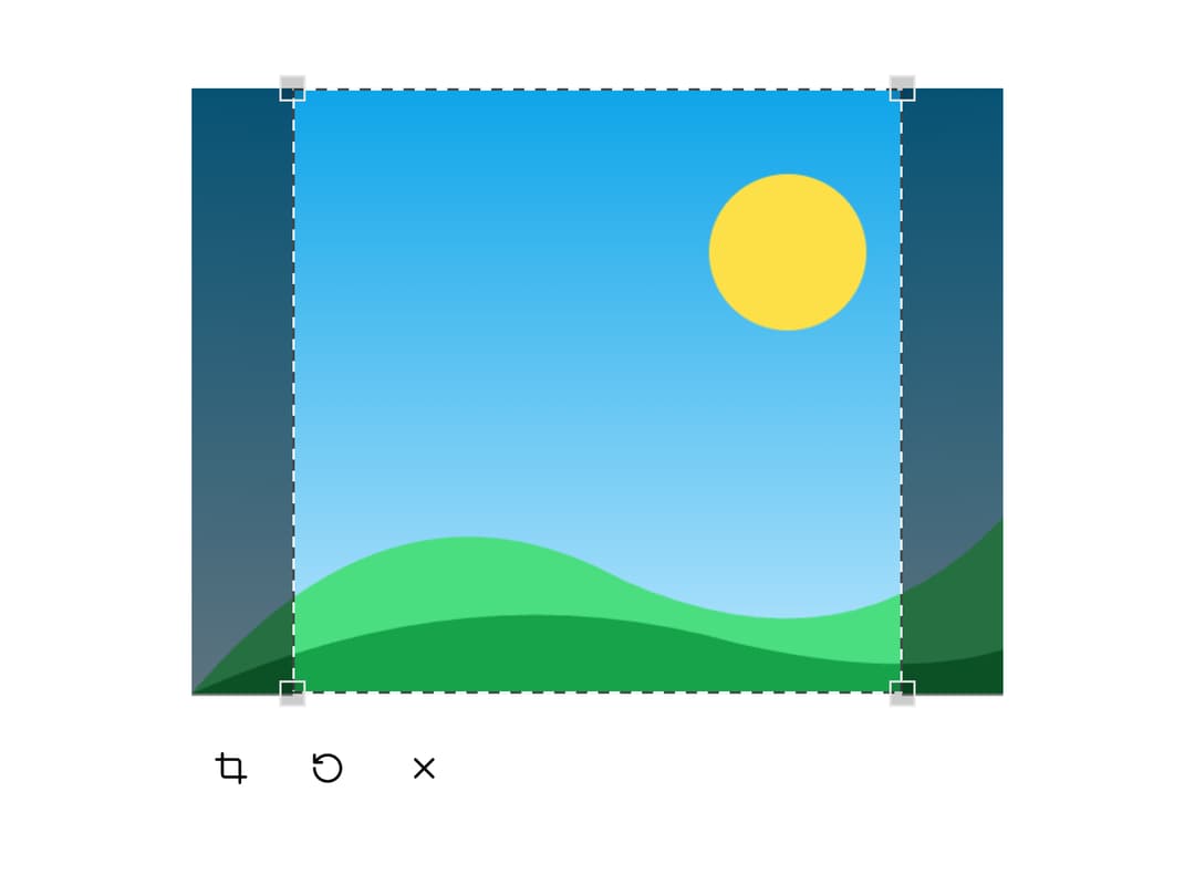 Image Crop preview