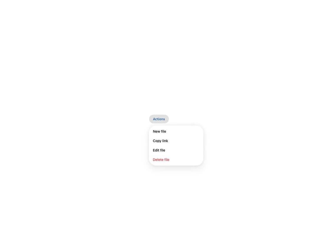HeroUI Dropdown preview