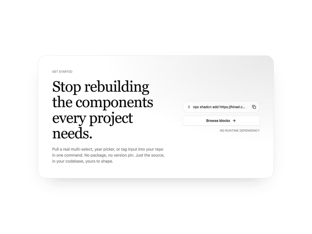 Split Install CTA preview