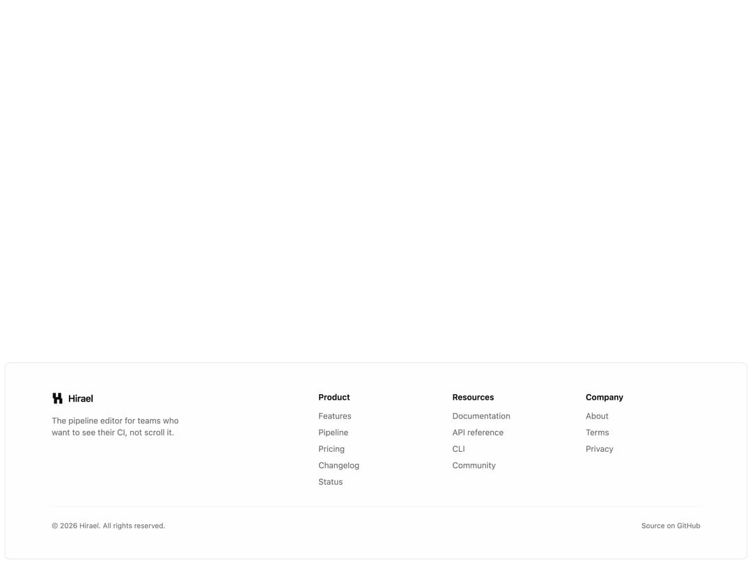 Floating Card Footer preview