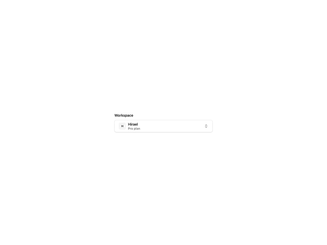 Tenant Switcher preview