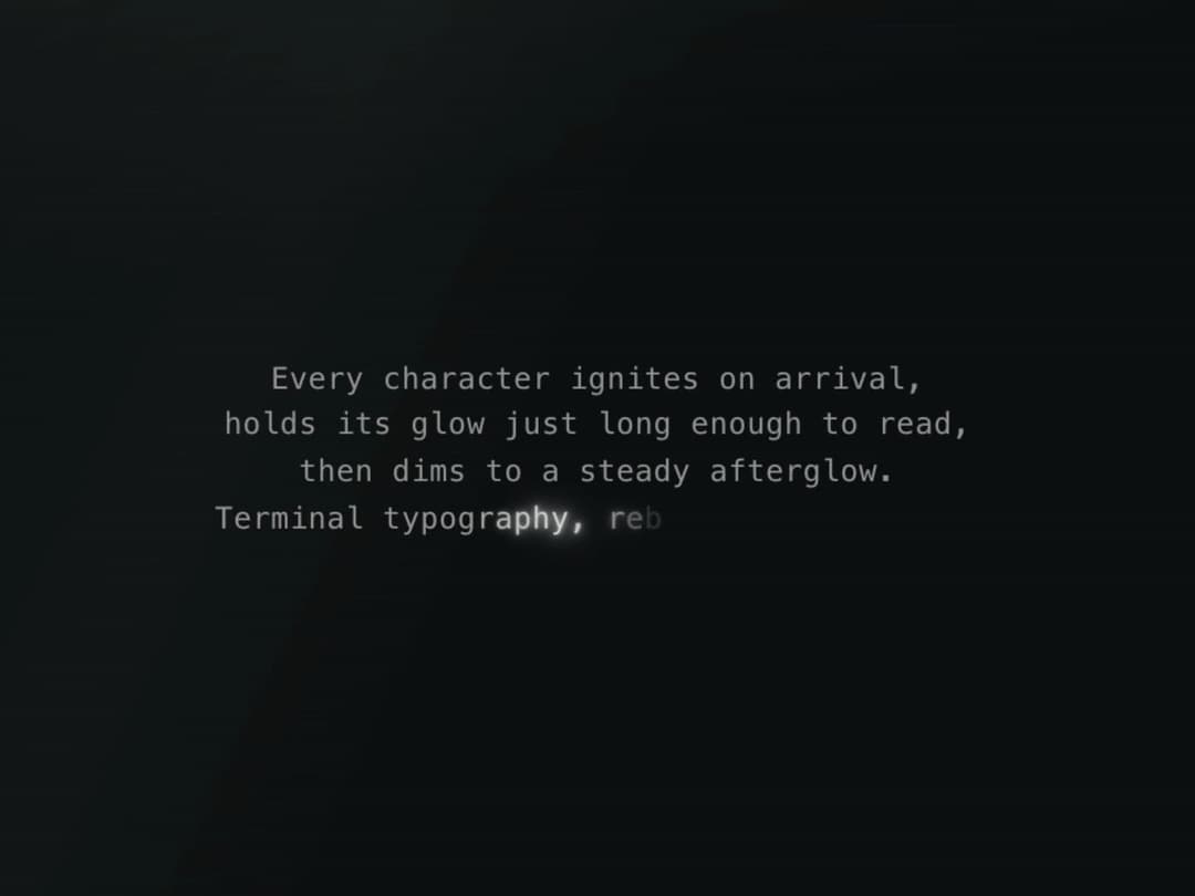 Glow Text Reveal preview